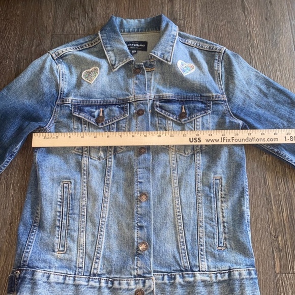 Lucky Brand ladies size medium denim jacket - Picture 10 of 11